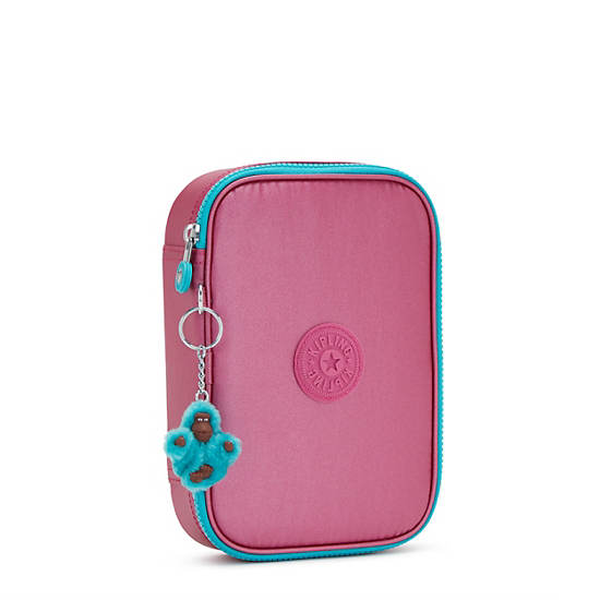 Kipling 100 Pens Metallic Case Tassen Roze | België 1182SG